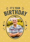 Load image into Gallery viewer, Birthdays - Personalised Card — with punch holes
