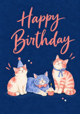 Load image into Gallery viewer, Birthdays - Personalised Card — with punch holes

