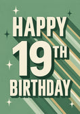 Load image into Gallery viewer, Birthdays - Personalised Card — with punch holes
