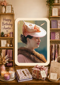 Load image into Gallery viewer, Birthdays - Personalised Card — with punch holes
