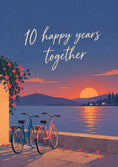 Load image into Gallery viewer, Anniversary - Personalised Card — with punch holes
