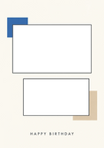 Load image into Gallery viewer, Birthdays - Personalised Card — with punch holes
