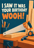 Load image into Gallery viewer, Birthdays - Personalised Card — with punch holes

