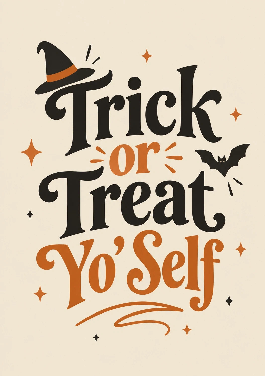 Halloween - Personalised Card — with punch holes