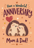 Load image into Gallery viewer, Anniversary - Personalised Card — with punch holes
