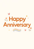 Load image into Gallery viewer, Anniversary - Personalised Card — with punch holes
