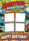 Load image into Gallery viewer, Birthdays - Personalised Card — with punch holes
