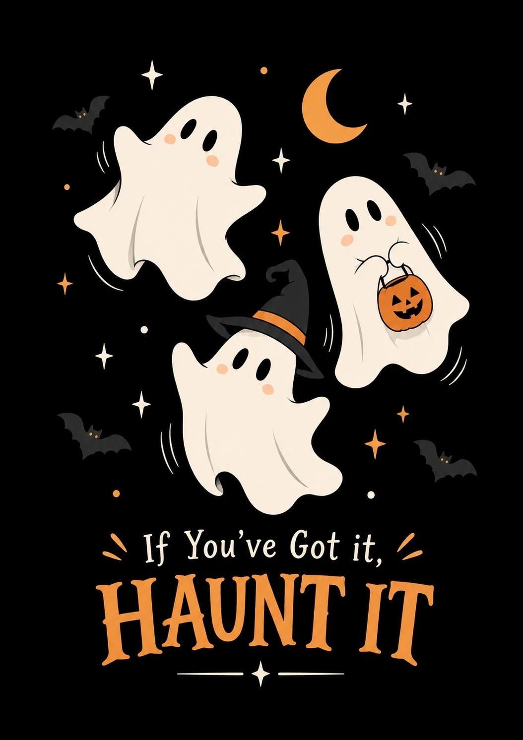 Halloween - Personalised Card — with punch holes