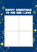 Load image into Gallery viewer, Christmas - Personalised Card — with punch holes

