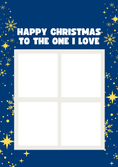 Load image into Gallery viewer, Happy Christmas to the One I Love Photo Upload Christmas Card
