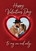 Load image into Gallery viewer, Valentine's day - Personalised Card — with punch holes
