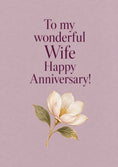 Load image into Gallery viewer, Magnolia Floral Verse Wife Anniversary Card for Her

