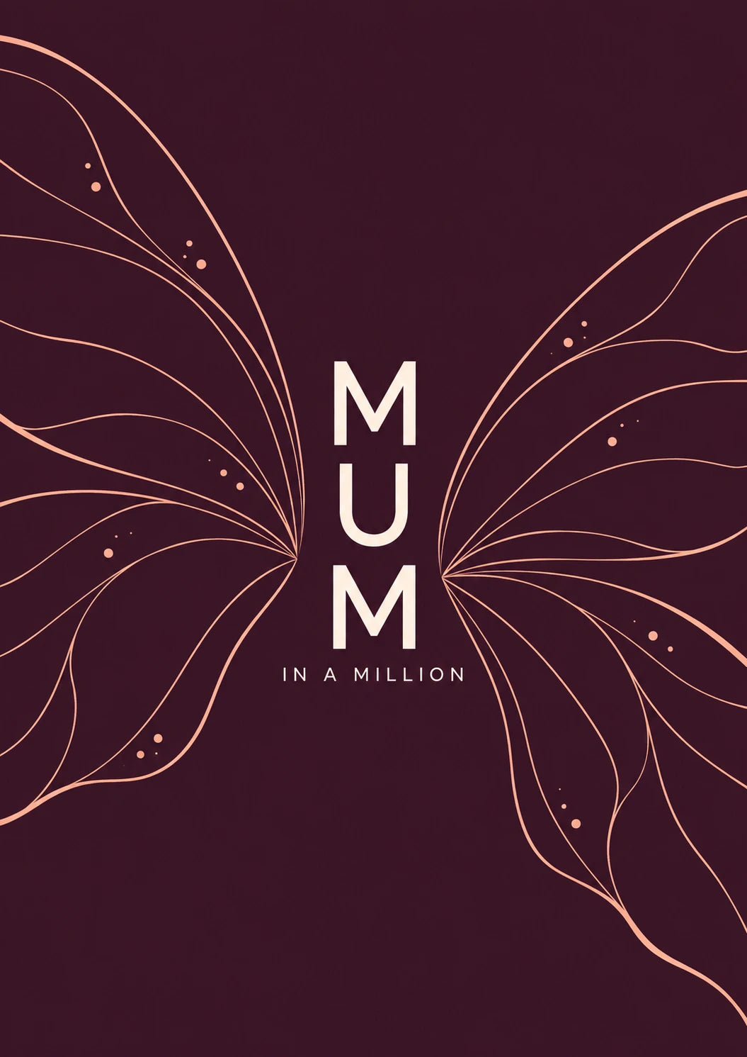Mum in a Million Butterfly Birthday Card for Her