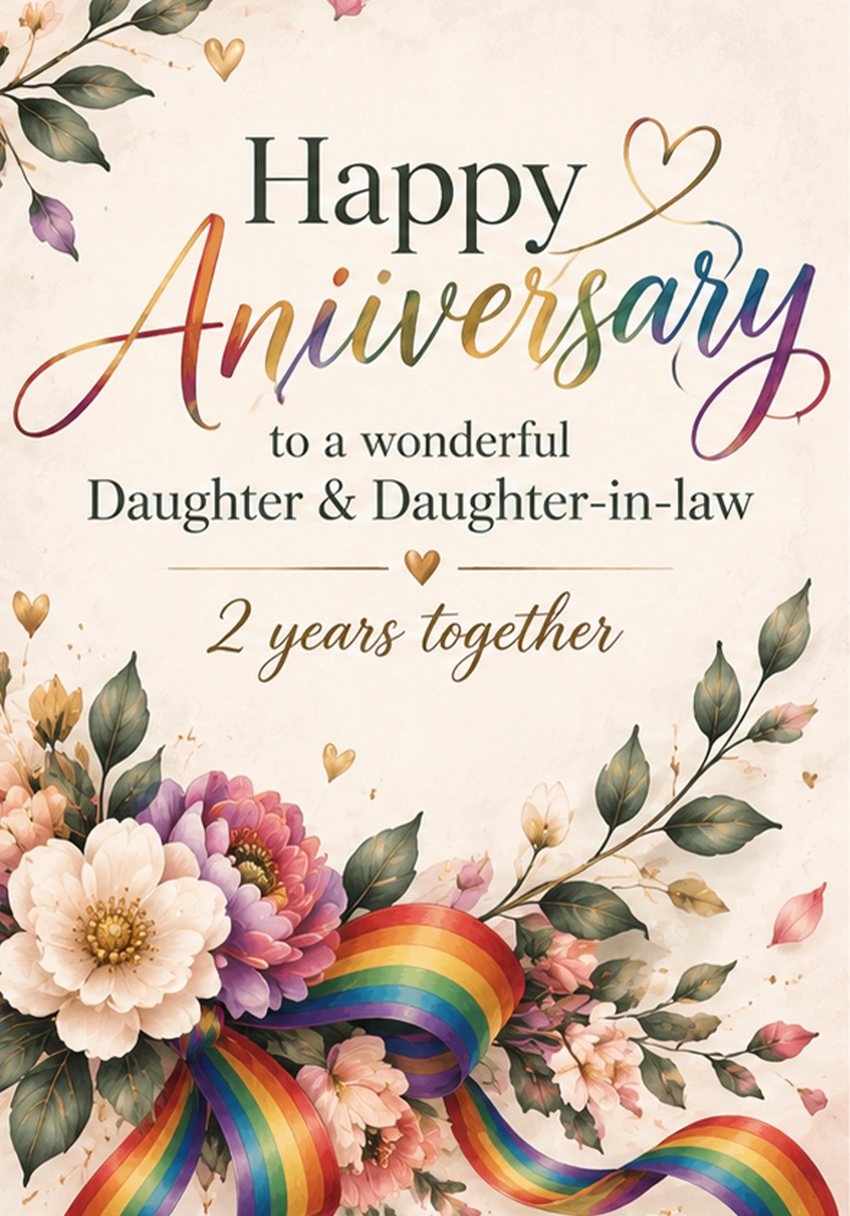 Anniversary - Personalised Card