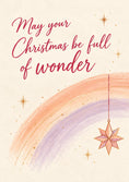 Load image into Gallery viewer, Rainbow Star Ornament Uplifting Christmas Card for Parents
