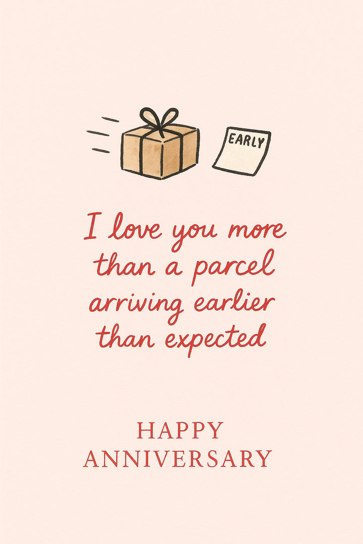 Anniversary Personalised Card