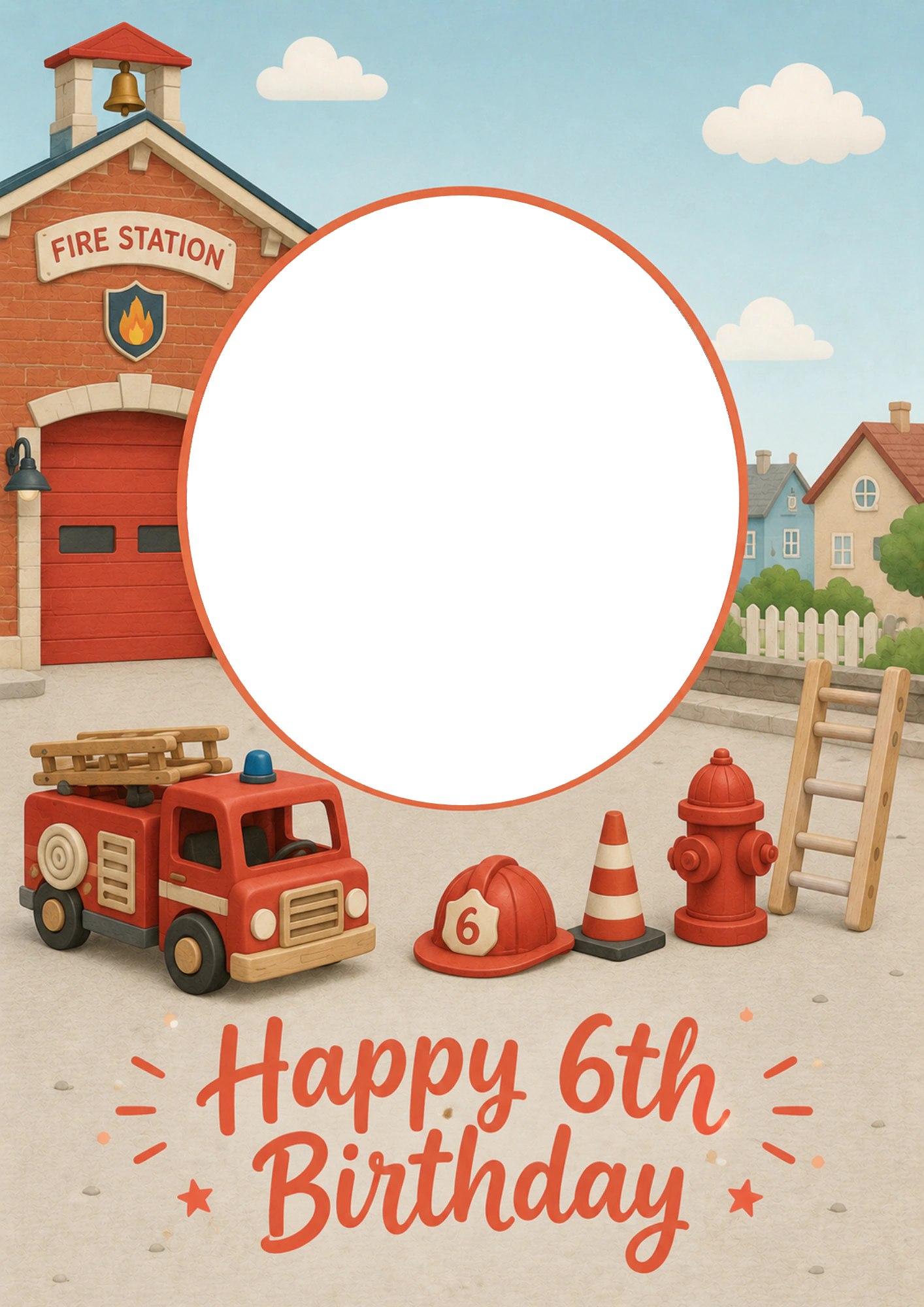 Birthdays - Personalised Card — with punch holes