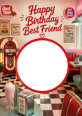 Load image into Gallery viewer, Birthdays - Personalised Card — with punch holes
