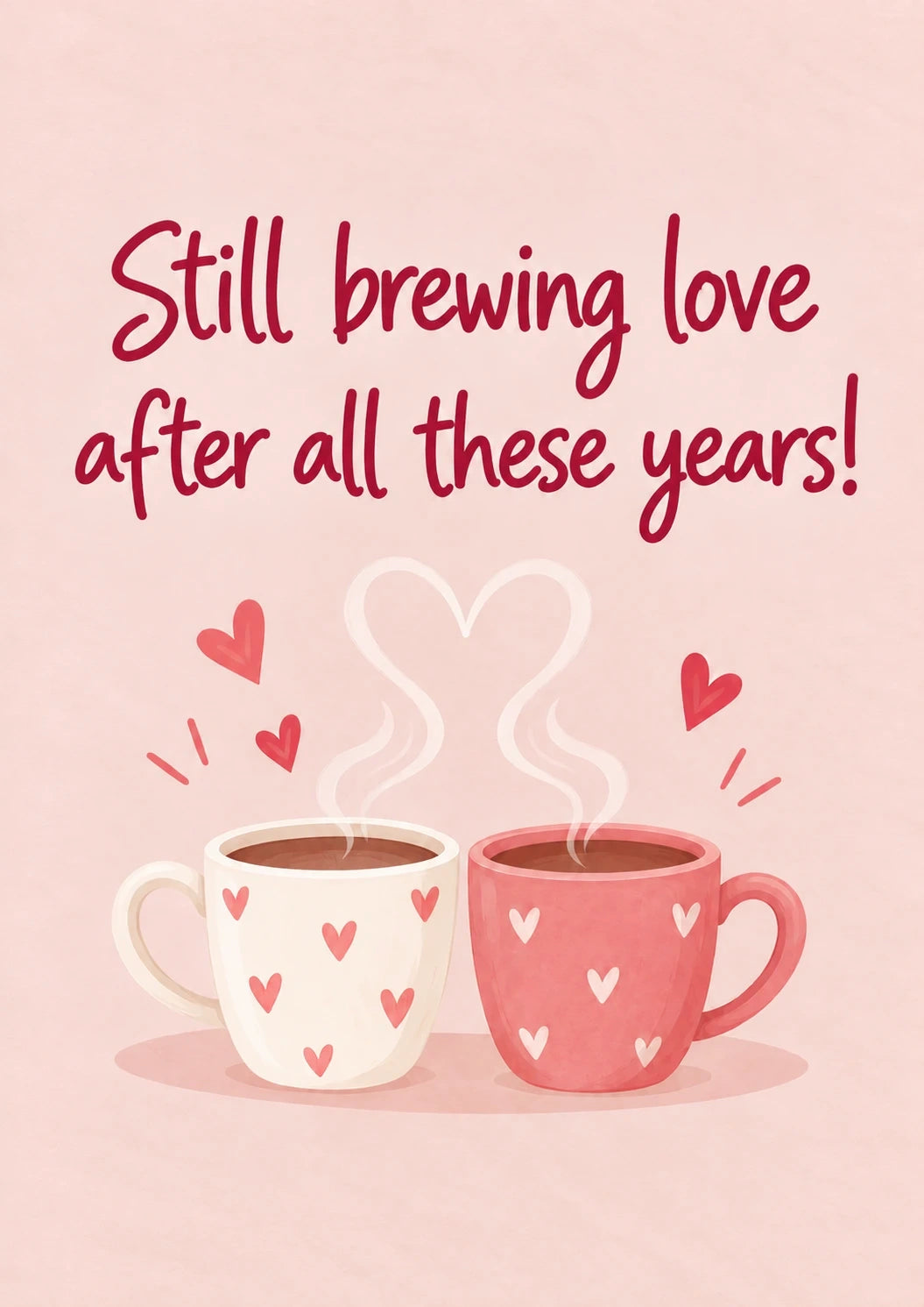 Anniversary - Personalised Card — with punch holes