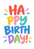 Load image into Gallery viewer, Birthdays - Personalised Card — with punch holes
