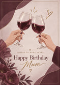 Load image into Gallery viewer, Birthdays - Personalised Card — with punch holes
