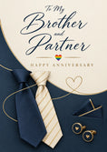 Load image into Gallery viewer, Anniversary - Personalised Card — with punch holes

