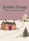 Load image into Gallery viewer, Christmas - Personalised Card — with punch holes
