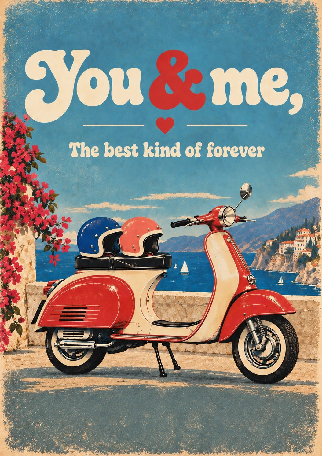 Anniversary - Personalised Card — with punch holes