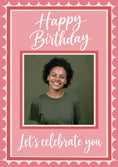 Load image into Gallery viewer, Birthdays - Personalised Card — with punch holes
