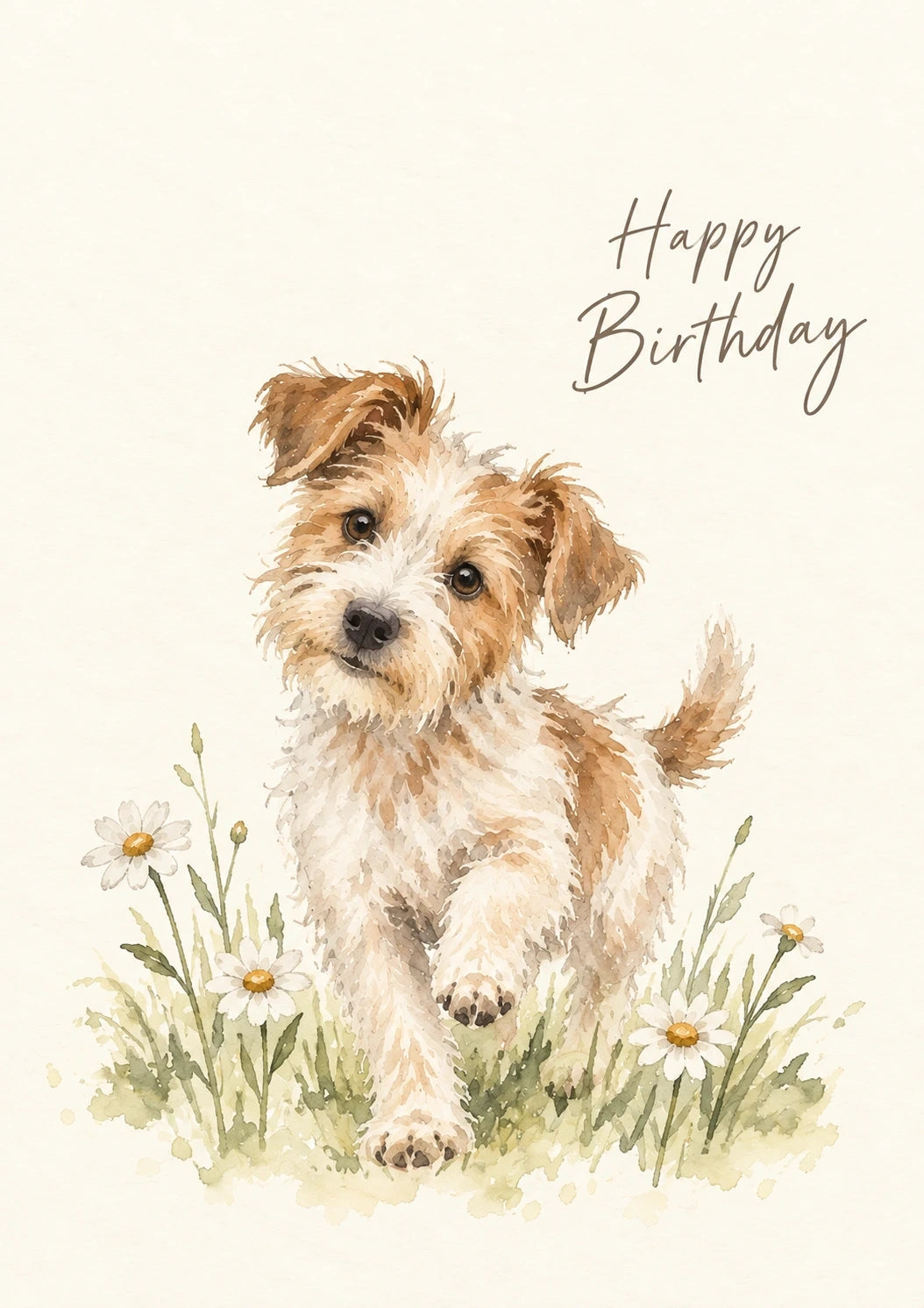 Birthdays - Personalised Card — with punch holes
