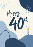 Load image into Gallery viewer, Birthdays - Personalised Card — with punch holes

