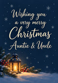 Load image into Gallery viewer, Christmas - Personalised Card — with punch holes
