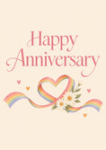 Load image into Gallery viewer, Anniversary - Personalised Card — with punch holes
