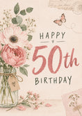Load image into Gallery viewer, Birthdays - Personalised Card — with punch holes

