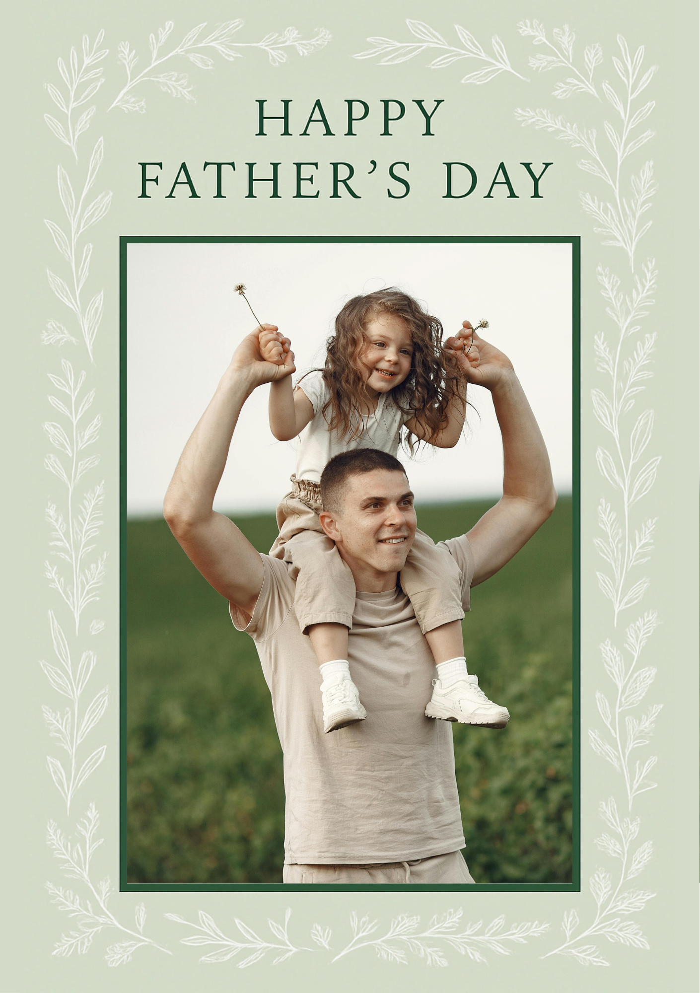 Father's Day - Personalised card