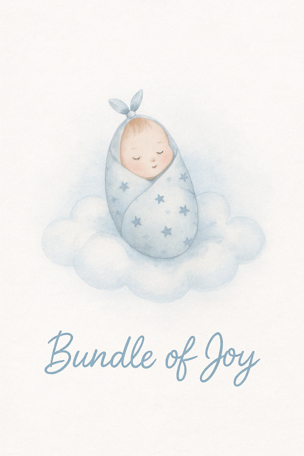 New Baby Personalised Card