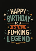 Load image into Gallery viewer, Birthdays - Personalised Card — with punch holes
