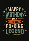 Load image into Gallery viewer, Funny Real Fu*king Legend 80th Birthday Card
