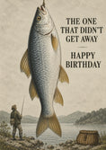 Load image into Gallery viewer, Funny Giant Fish One That Didn't Get Away Birthday Card for Him
