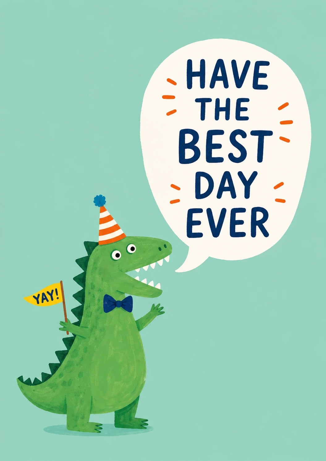 Birthdays - Personalised Card — with punch holes