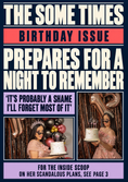 Load image into Gallery viewer, Funny Newspaper Spoof Photo Upload Birthday Card for Her
