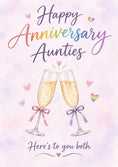 Load image into Gallery viewer, Anniversary - Personalised Card — with punch holes
