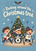 Load image into Gallery viewer, Christmas - Personalised Card — with punch holes
