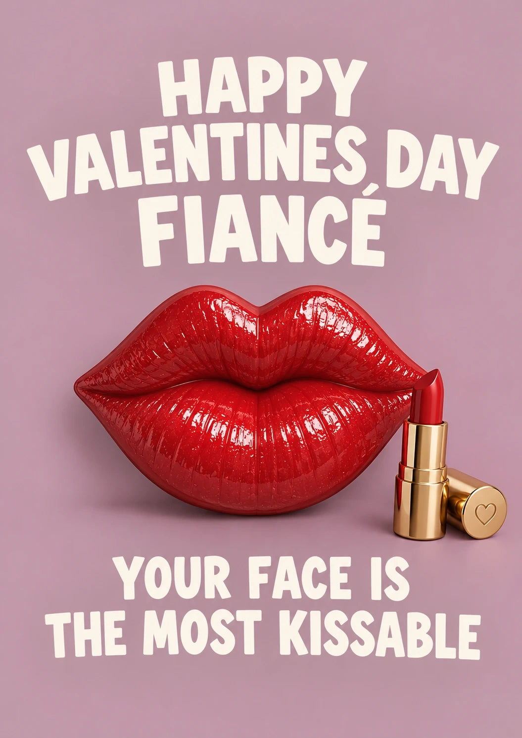 Valentine's day - Personalised Card — with punch holes