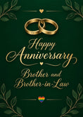 Load image into Gallery viewer, Anniversary - Personalised Card — with punch holes
