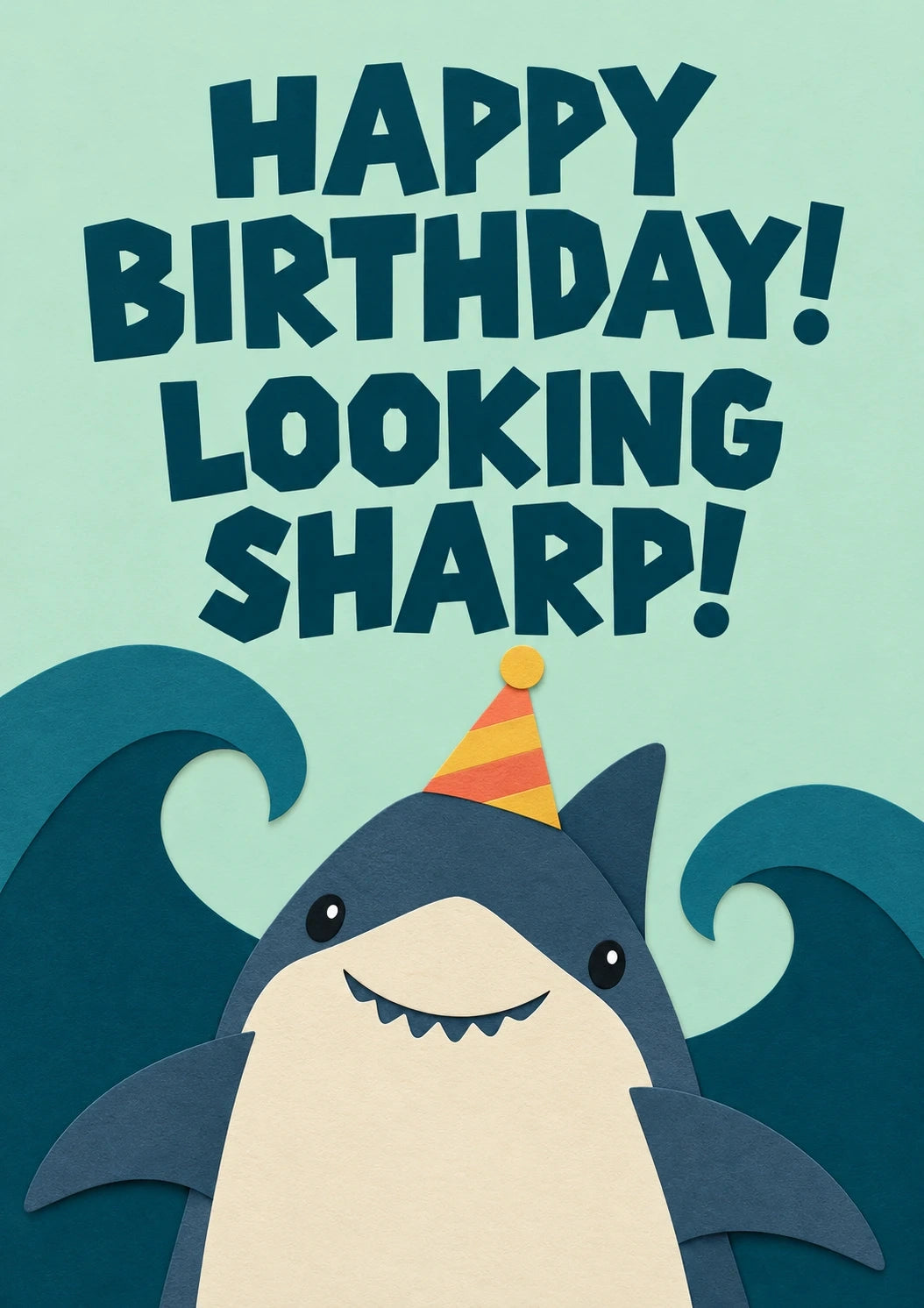 Birthdays - Personalised Card — with punch holes