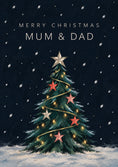 Load image into Gallery viewer, Christmas - Personalised Card — with punch holes
