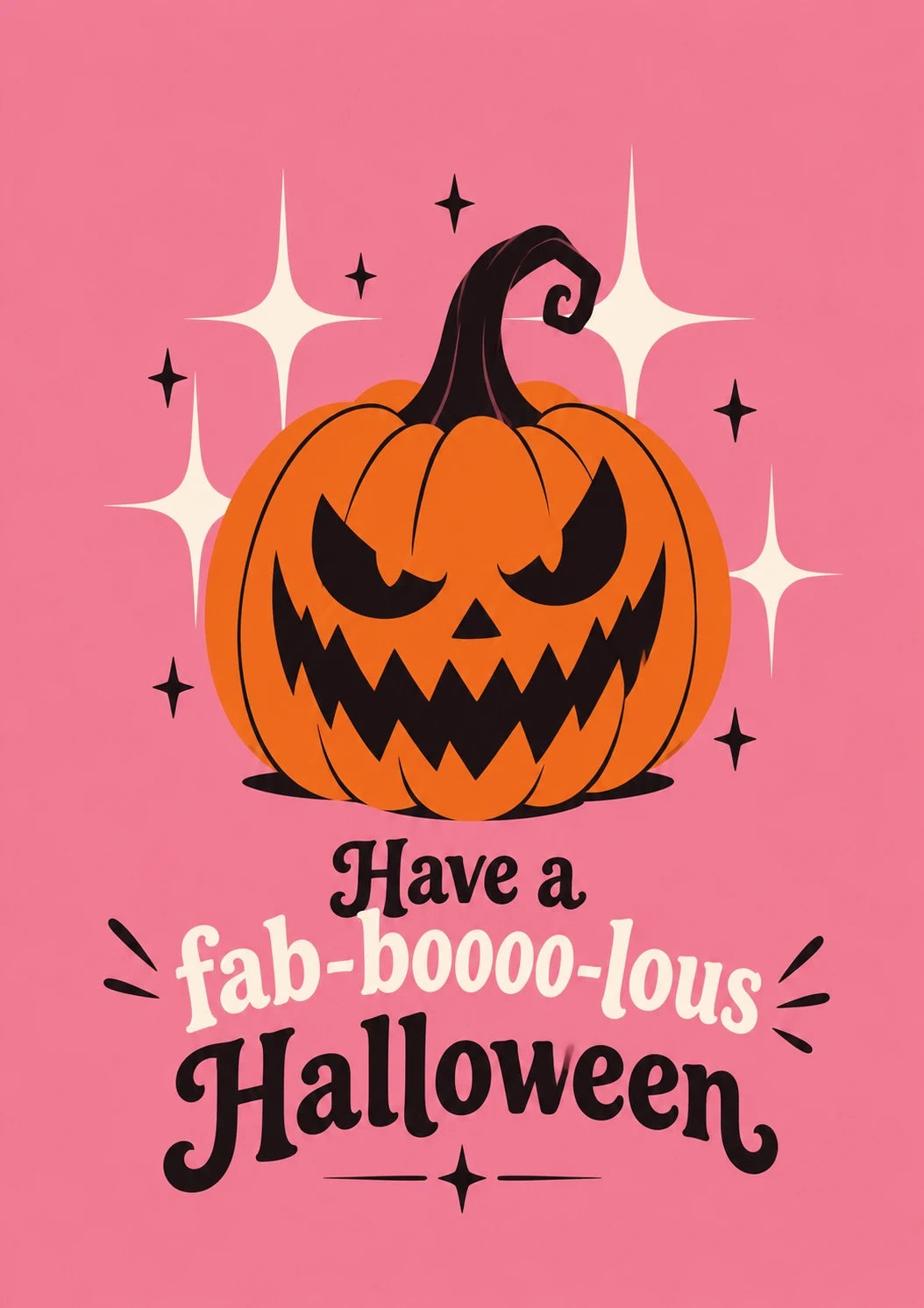 Halloween - Personalised Card — with punch holes
