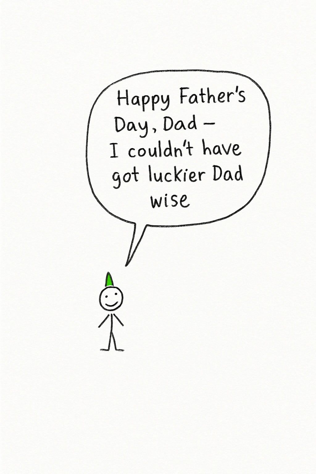 Father's Day - Personalised card