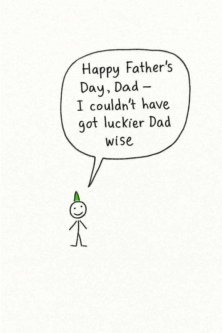 Father's Day - Personalised card